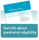 Get info about paratransit eligibility